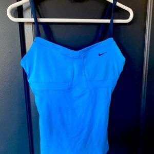 Nike yoga top with built in bra